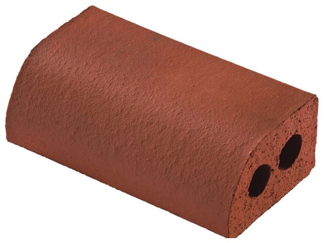 Düz Pres Çeyrek Daire Tuğla (Küçük)