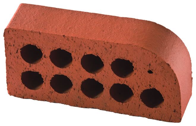 Düz Pres Köşe Tuğla (Oval)